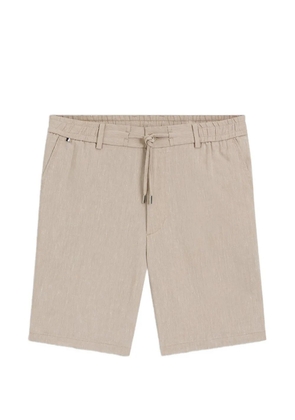 BOSS drawstring elastic-waistband shorts - Neutrals