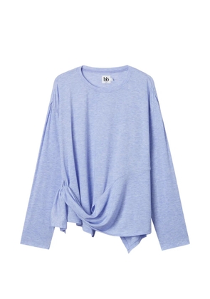 b+ab knot asymmetric top - Blue