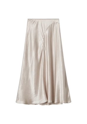 b+ab panelled midi skirt - Neutrals