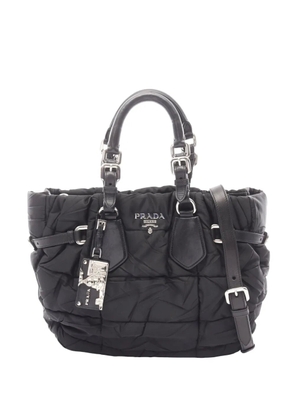 Prada Pre-Owned 2010-2026 Tessuto Crispy satchel - Black