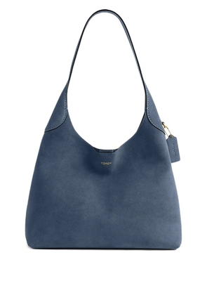 Coach suede tote bag - Blue