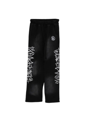 HELLSTAR graphic-print track pants - Black