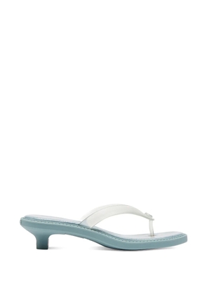 Coach jelly thong sandals - White