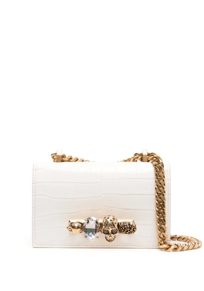 Alexander McQueen The Jewelled cross body bag - White