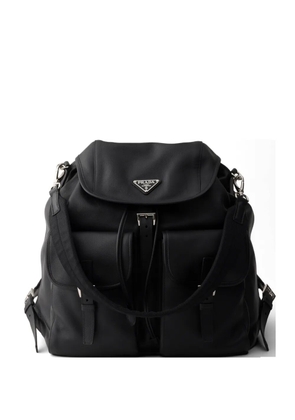 Prada leather backpack - Black