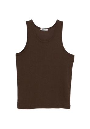 CDLP ribbed-knit tank top - Brown