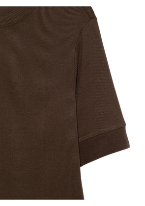 CDLP ribbed-knit T-shirt - Brown