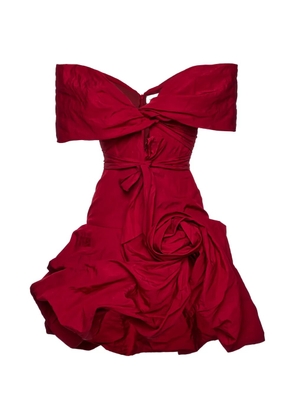 Magda Butrym rosette-detail bubble-skirt dress - Red