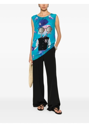 The Artistylist graphic-print sleeveless top - Blue