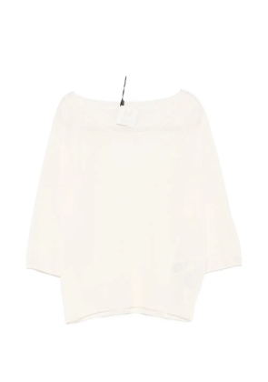 Marella raglan-sleeve sweater - Neutrals