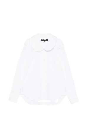 Comme Des Garçons Black Peter Pan collar shirt - White