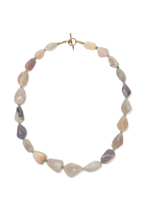 Lizzie Fortunato Australian-opal beaded necklace - Gold