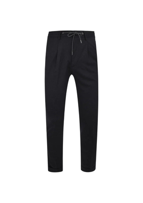 Luciano Barbera drawstring pleated trousers - Grey
