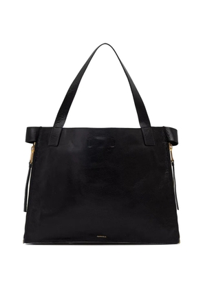 AllSaints logo-lettering tote bag - Black
