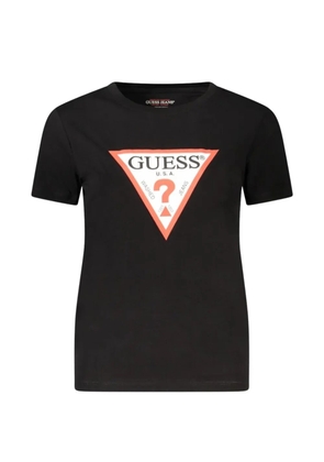 GUESS USA logo-print T-shirt - Black