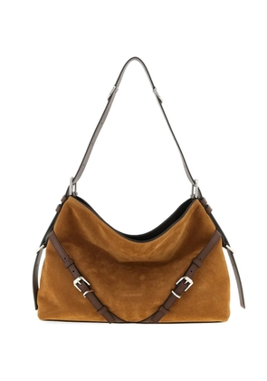 Givenchy medium Voyou suede shoulder bag - Brown