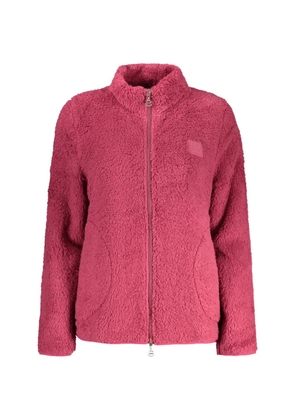 Laura Biagiotti fleece-texture zip-up sweatshirt - Pink