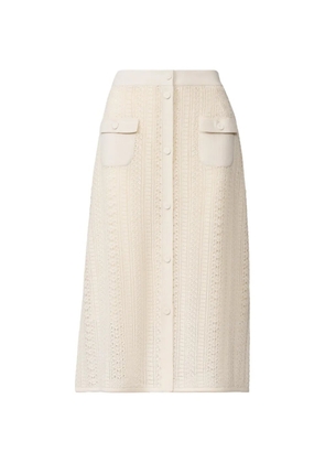Fabiana Filippi button patch-pocket skirt - Neutrals