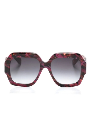 Chloé Eyewear Gayia oversize-frame sunglasses - Pink