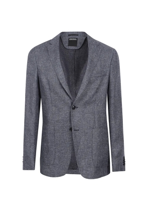 Zegna notched-lapel blazer - Blue
