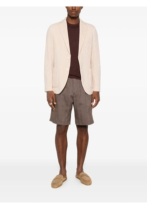 John Smedley Lorca fine-knit T-shirt - Brown