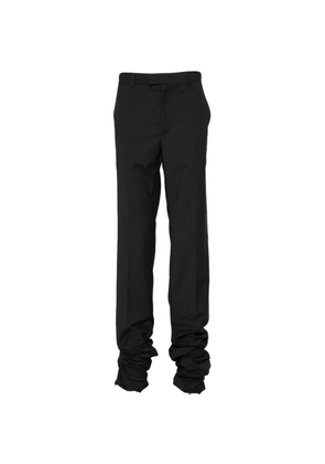 LES HOMMES zip-cuff trousers - Black