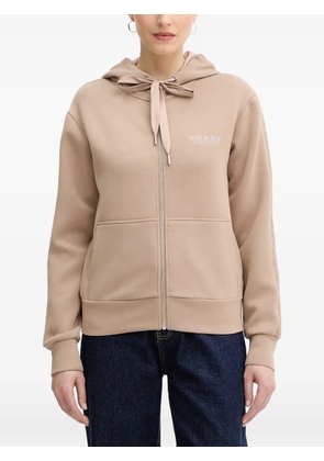 GUESS USA zip-up hoodie - Neutrals