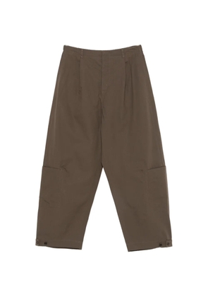 Amomento pleated-detail cargo pants - Brown