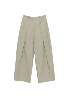 Drykorn Threw pleated wide-leg trousers - Neutrals