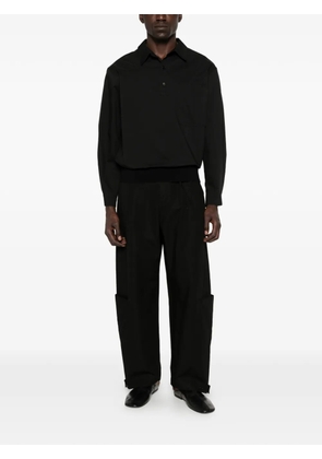 Amomento pleated cargo pants - Black