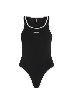 Karl Lagerfeld logo-patch cut-out body - Black