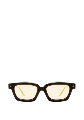 Kuboraum P25 rectangle-frame sunglasses - Black