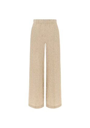 Paul & Shark linen palazzo pants - Neutrals
