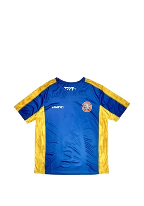 Travis Scott Colombia number-print T-shirt - Blue