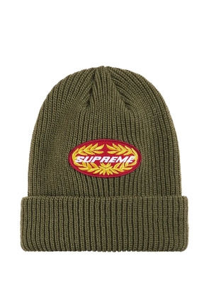 Supreme Terminal logo-patch beanie hat - Green
