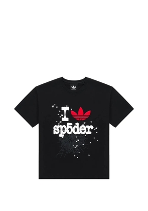 SP5DER x Adidas graphic-print T-shirt - Black