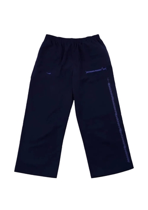 Travis Scott x Fragment x Nike Tokyo logo-print trousers - Blue