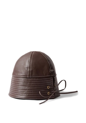 Claudie Pierlot leather bucket hat - Red