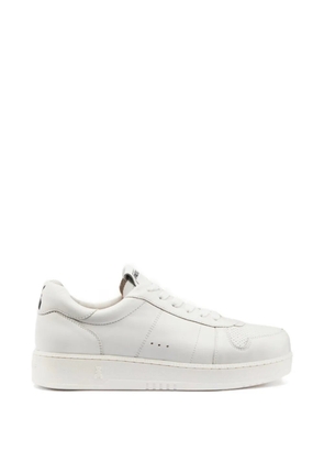 Patrizia Pepe perforated leather sneakers - White