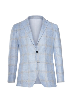 SARTORIO NAPOLI windowpane-pattern blazer - Blue