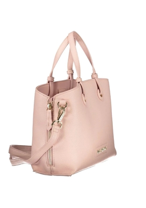 MARIO VALENTINO logo-plaque tote bag - Pink