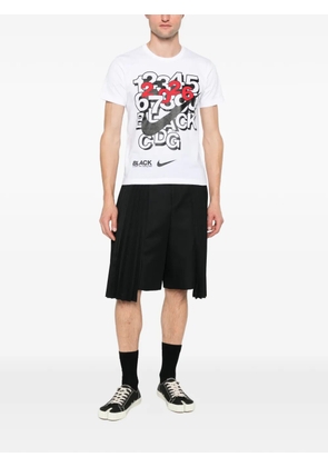 Black Comme Des Garçons graphic-print T-shirt - White