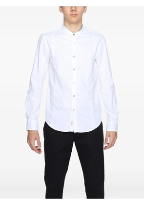 GIANNI LUPO mandarin-collar shirt - White