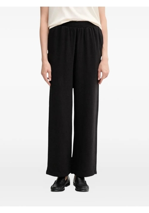 Calvin Klein Jeans slub-texture wide-leg trousers - Black