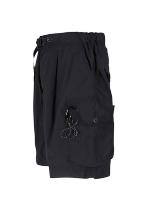 and Wander belted cargo shorts - Black