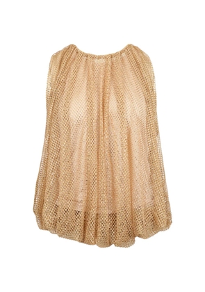 Sportmax crystal-embellished top - Gold
