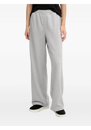 Calvin Klein Jeans logo-patch drawstring track pants - Grey