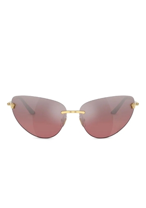 Versace Eyewear Medusa cat-eye sunglasses - Gold