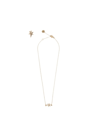 AllSaints crystal-embellished star jewellery set - Gold