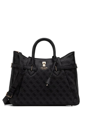 GUESS USA monogram-pattern tote bag - Black